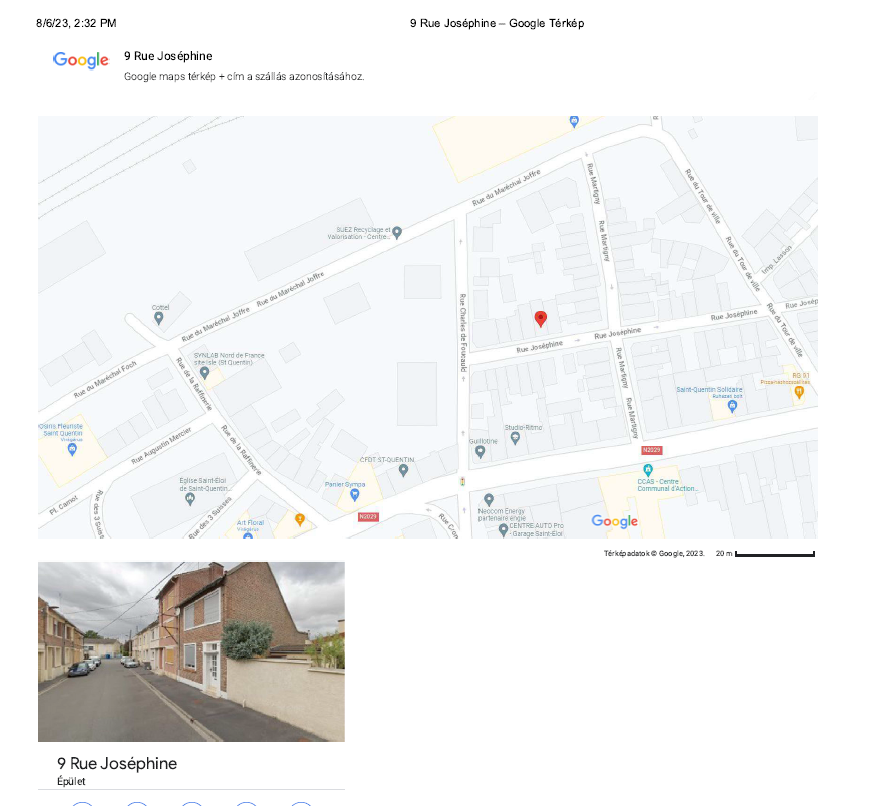 Hely lokalizálása független forrásból - google a jóbarátod...streetview